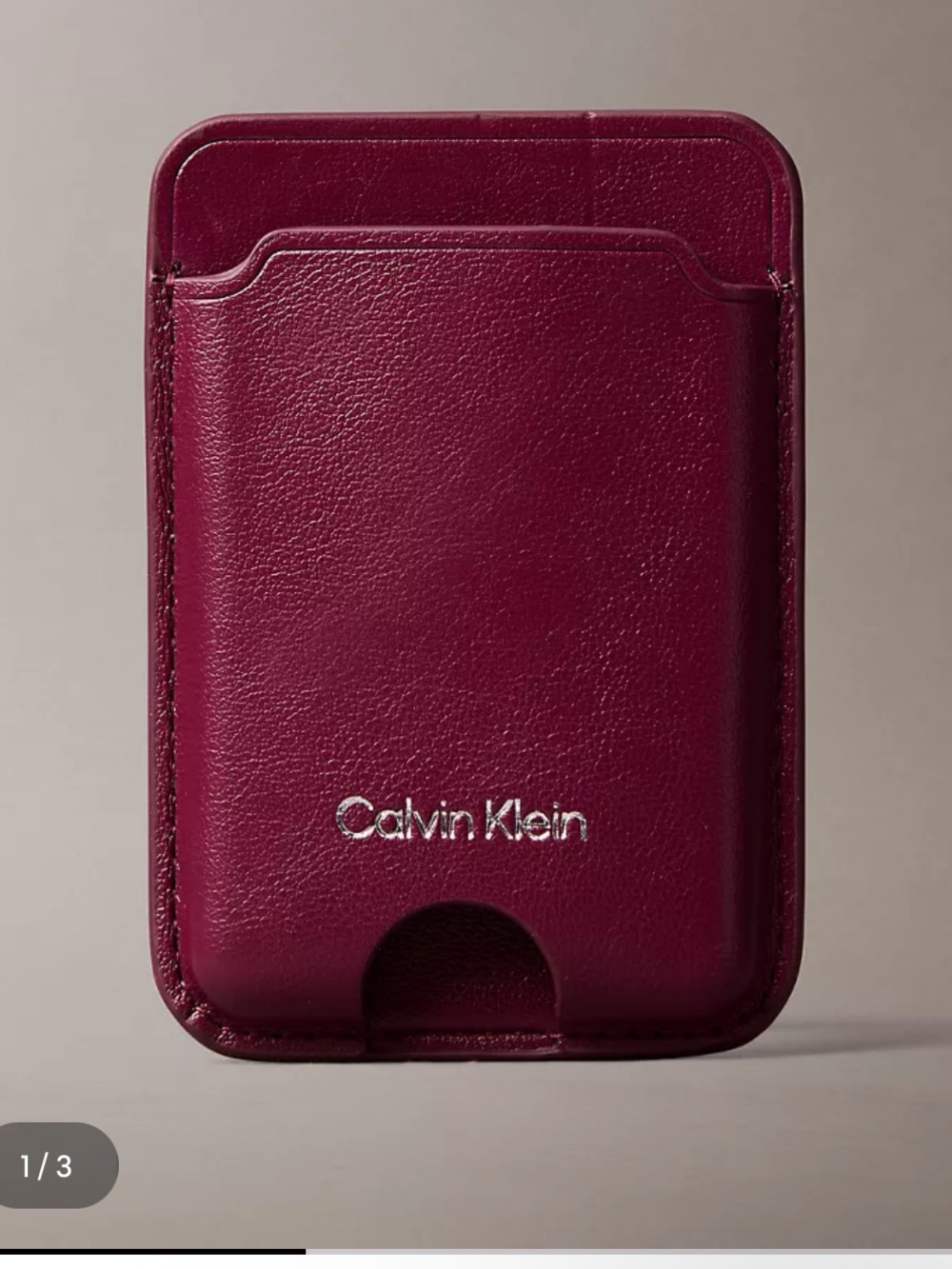 Calvin Klein Phone Card Wallet. New  color Emerald Chip